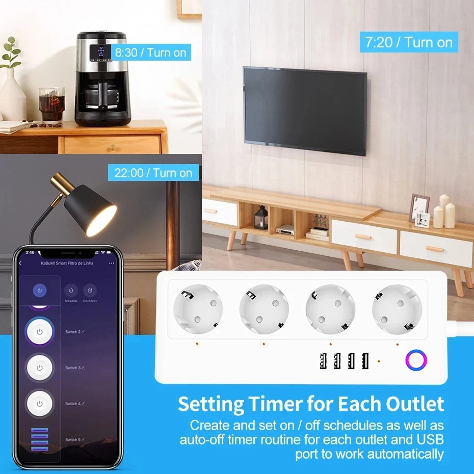Smart Wi-Fi Power Strip