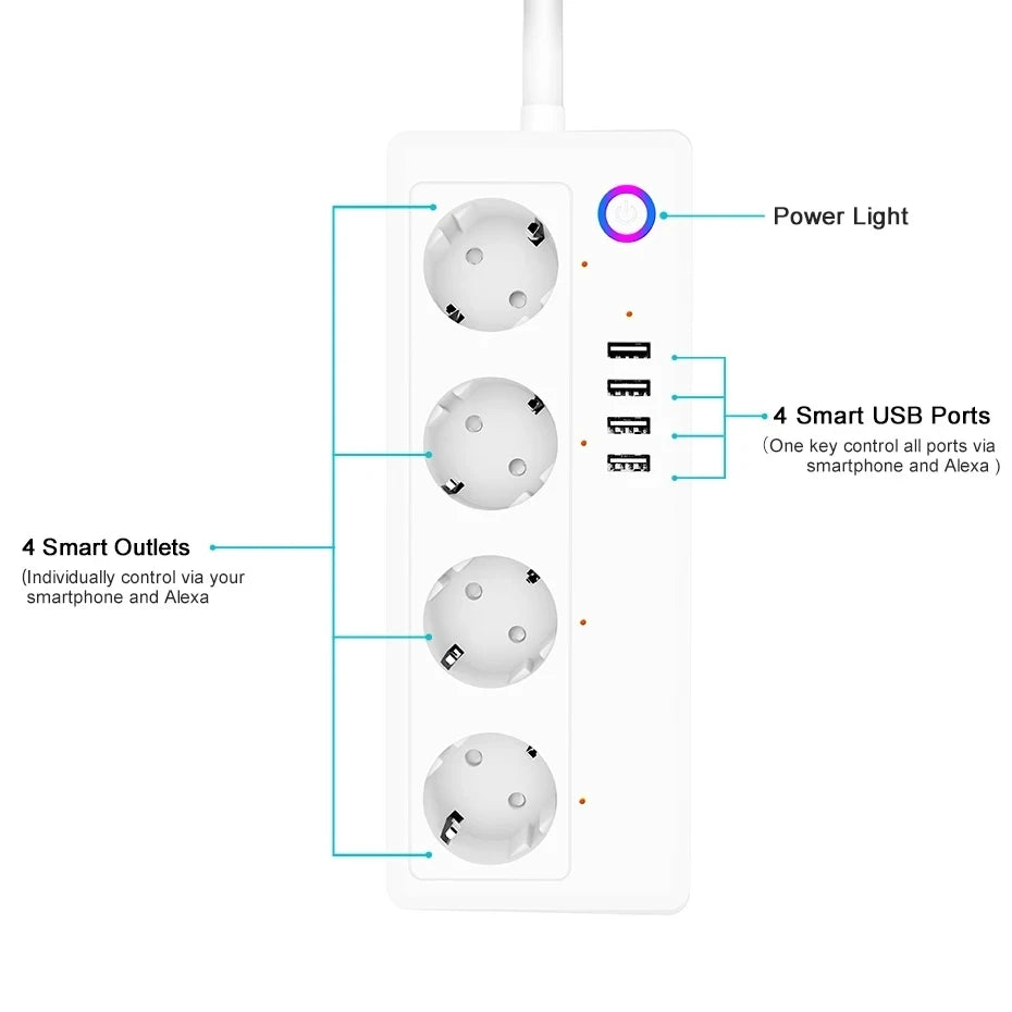 Smart Wi-Fi Power Strip